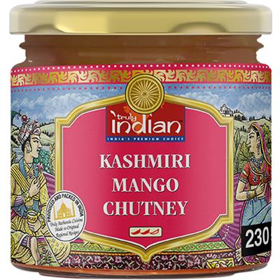 TRULY INDIAN Chutney mango Kashmir ostre 230g