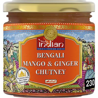 TRULY INDIAN Chutney Bengali, Mango & Imbir 230g