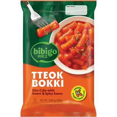 BIBIGO Tteokbokki kluski z sosem Słodko ostrym 360g