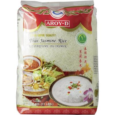 AROY-D Ryż jaśminowy, długoziarnisty 5kg