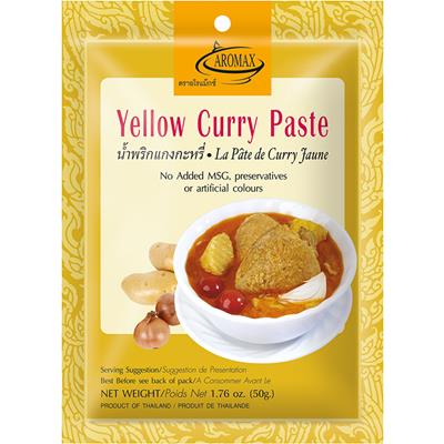 AROMAX Pasta curry żółta 50g